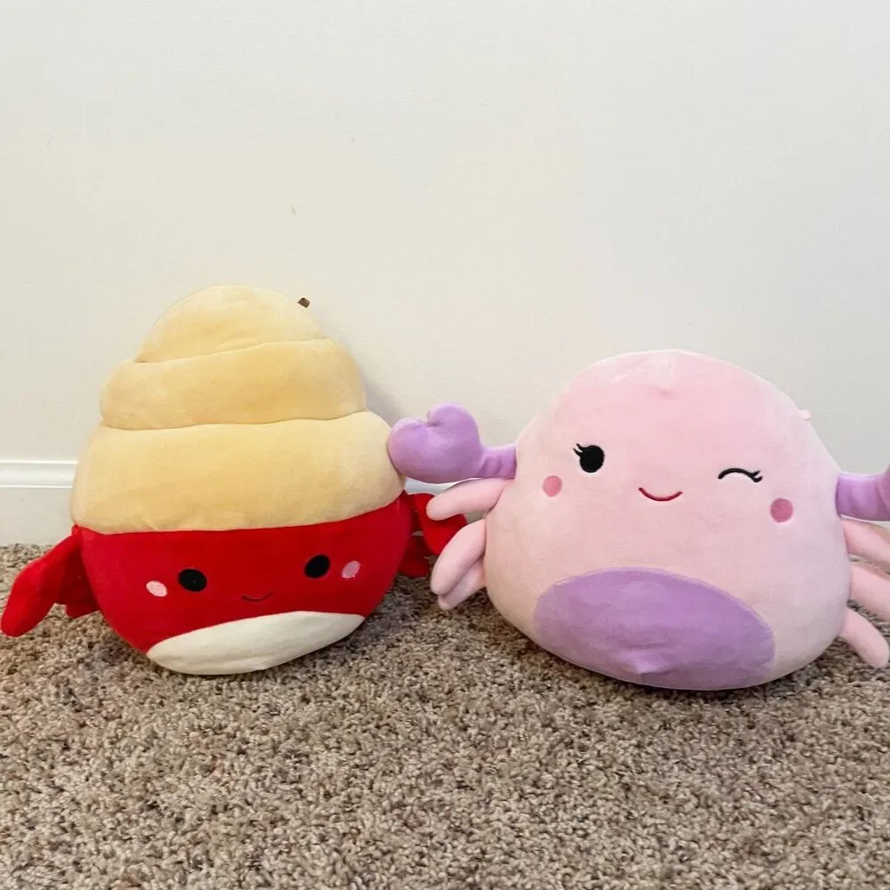 Squishmallows Sea Life Lot 4 Cosmina Indie Crab  Avana Axolotl Norbu Octopus 8